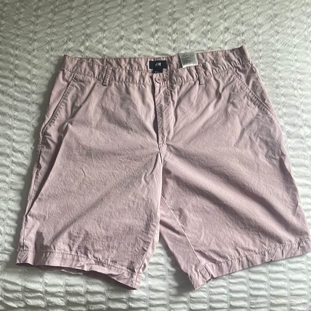 H&M pale pink means shorts size 36…worn twice